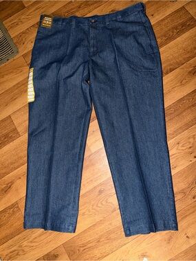 Haggar Classic Fit Blue Stretch Denim Pants